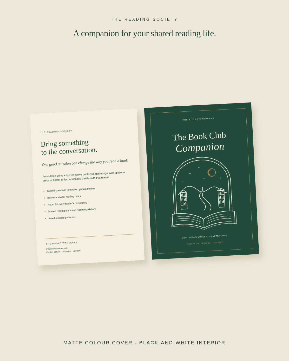 The Book Club Companion — An Undated Journal for Twelve Gatherings lifestyle photo 4