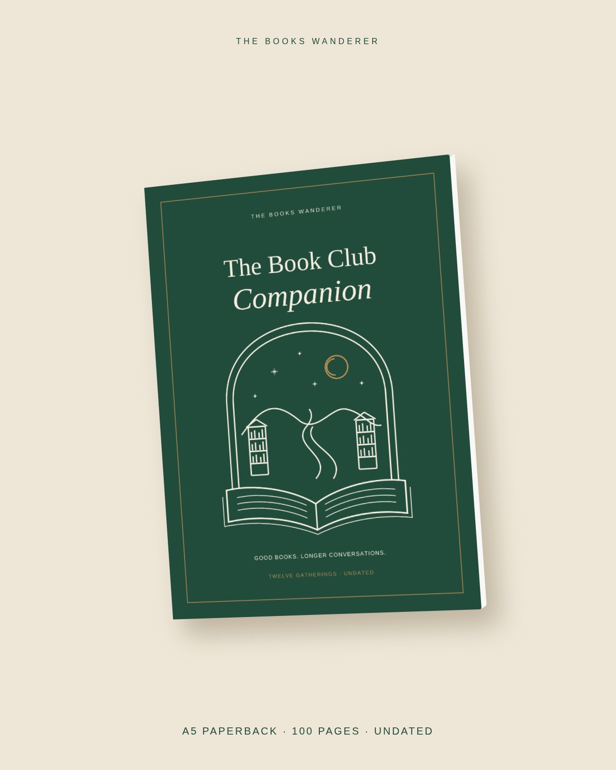 The Book Club Companion — An Undated Journal for Twelve Gatherings