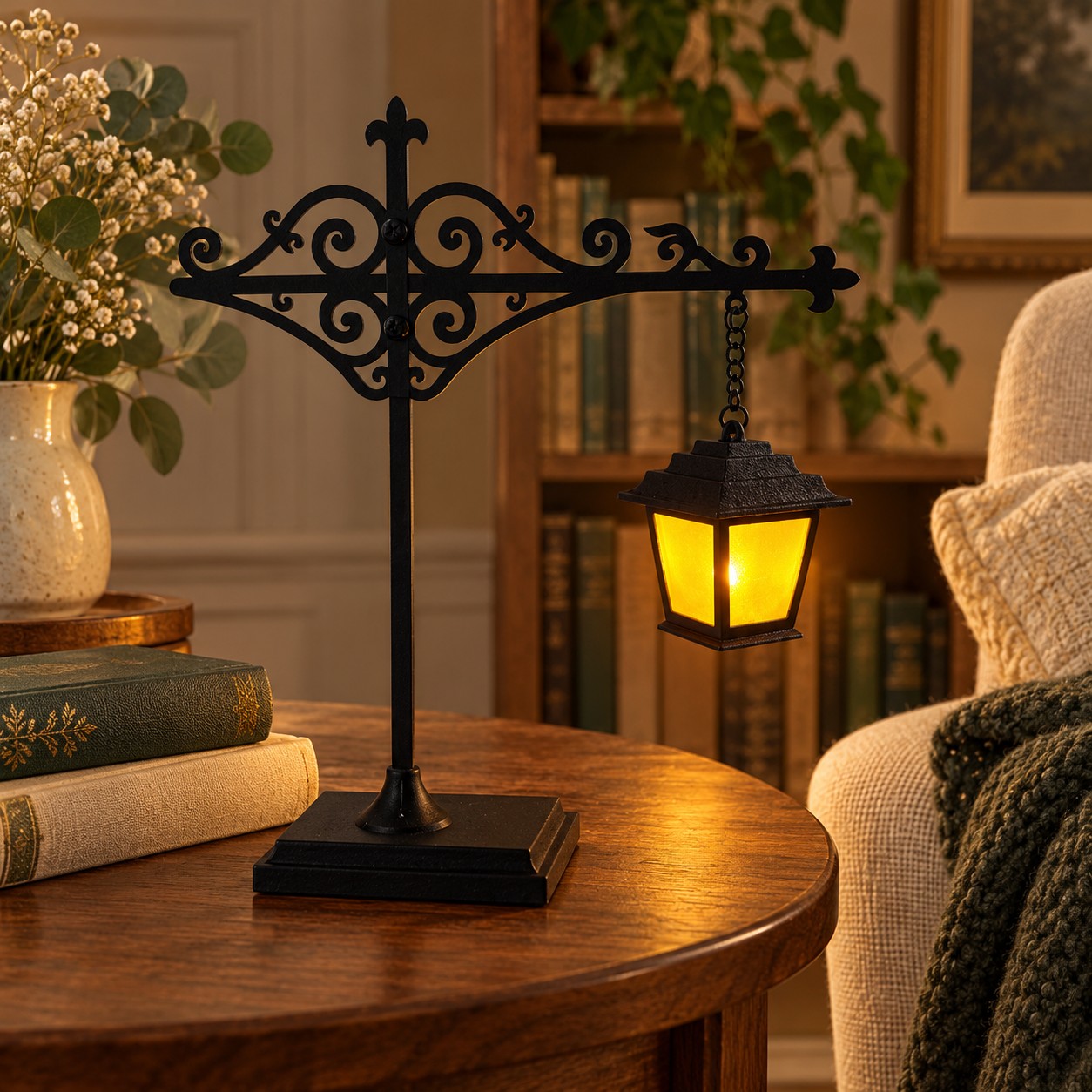 Bookshelf Lantern Light lifestyle photo 1