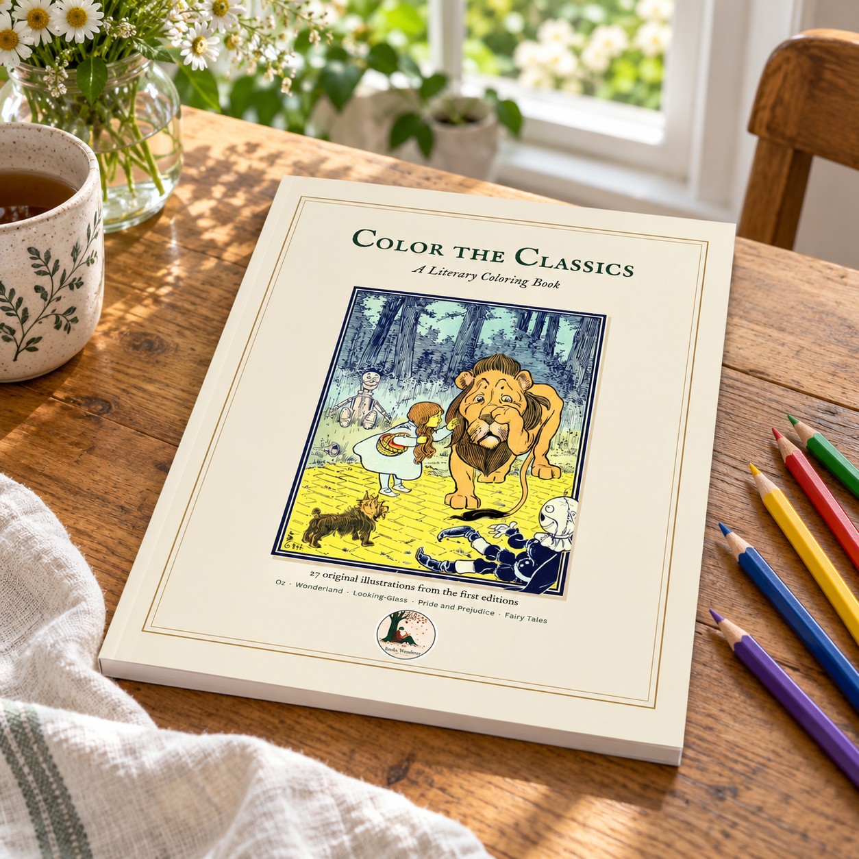 Color the Classics — Literary Coloring Book (Printed Paperback) lifestyle photo 1