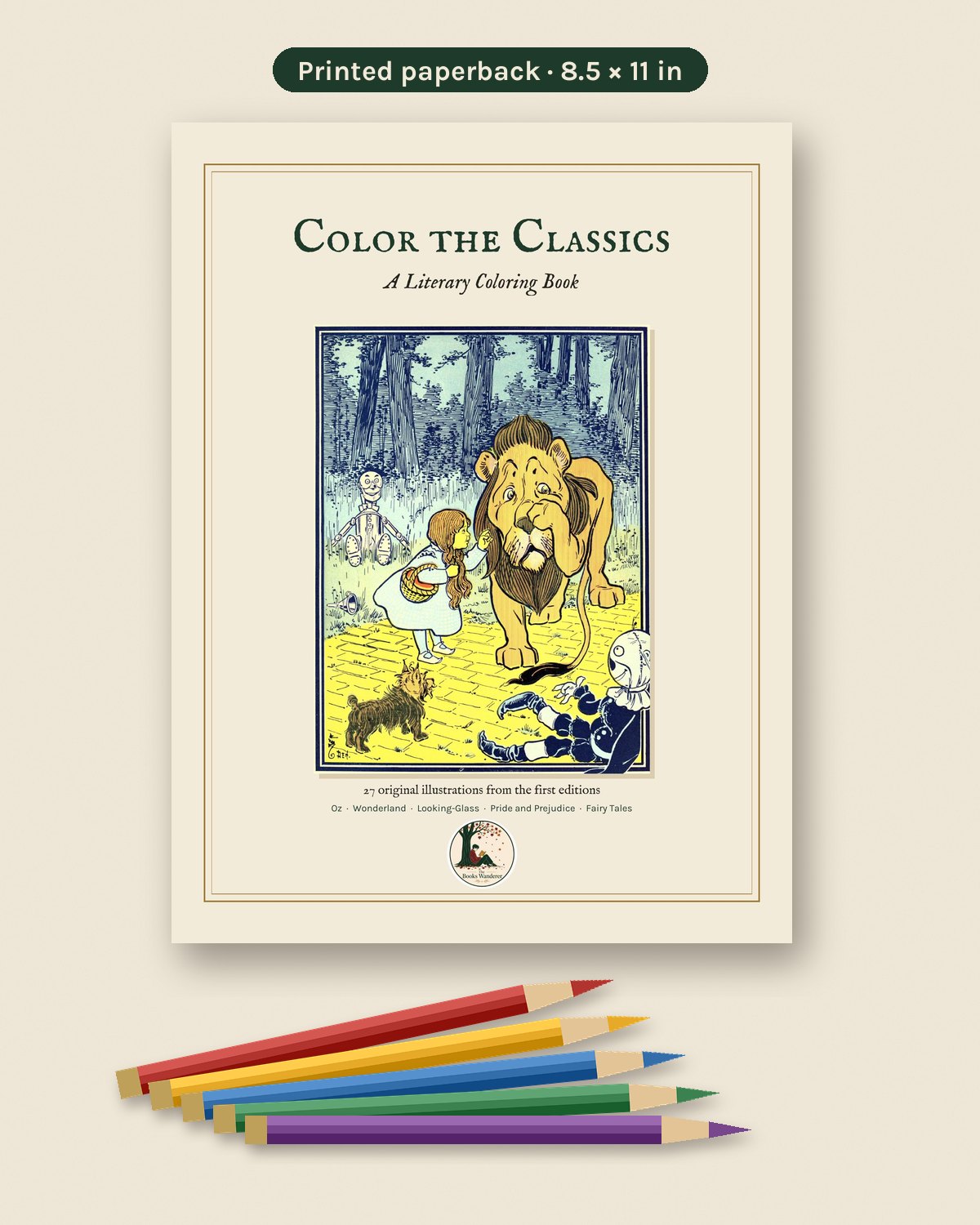 Color the Classics — Literary Coloring Book (Printed Paperback)