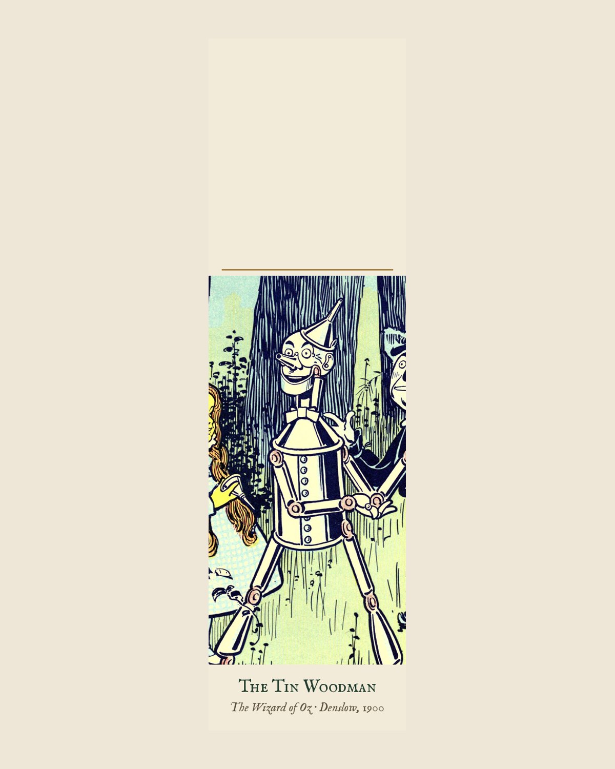 Tin Woodman Metal Bookmark — The Wizard of Oz lifestyle photo 1