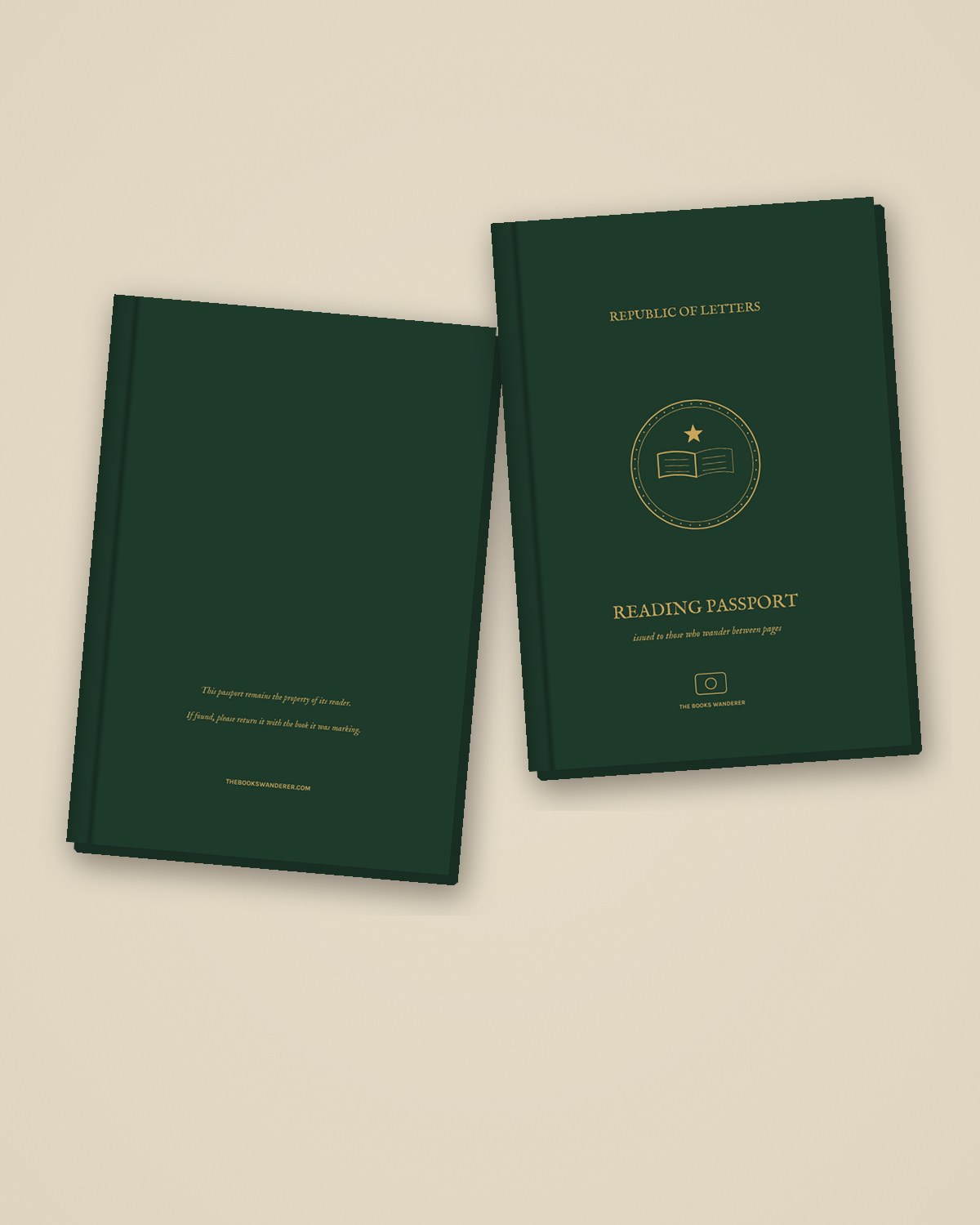 The Wanderer's Reading Passport — Hardcover Deluxe Edition lifestyle photo 2