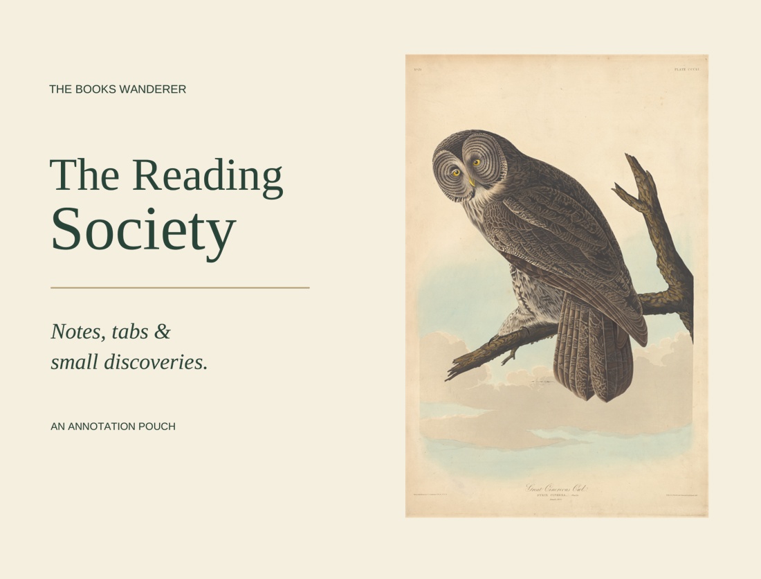 The Reading Society — Owl Annotation Pouch lifestyle photo 5