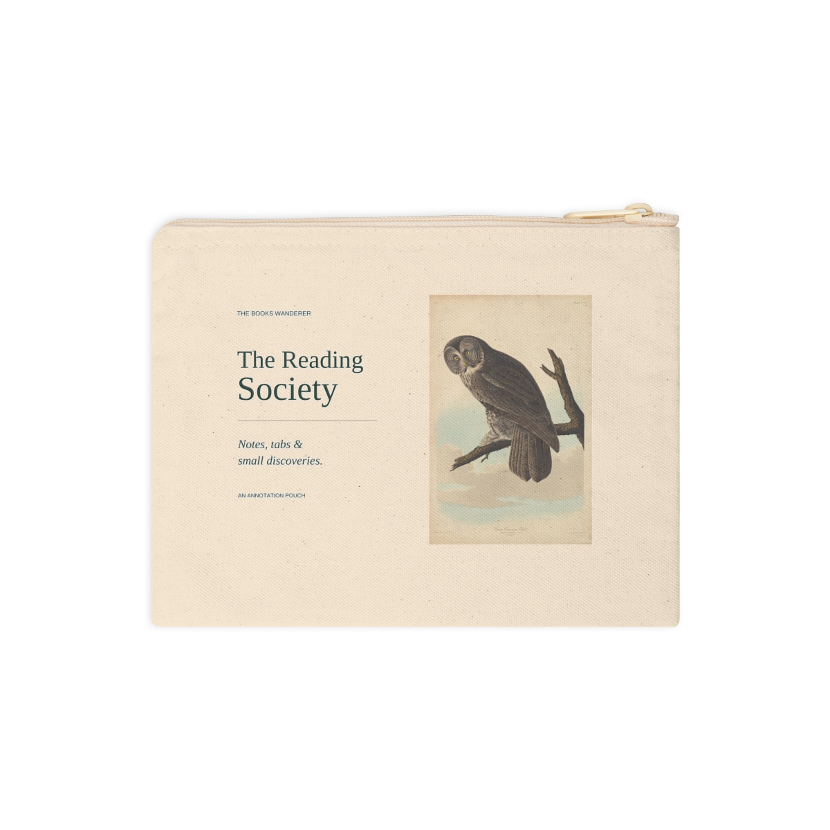 The Reading Society — Owl Annotation Pouch lifestyle photo 2