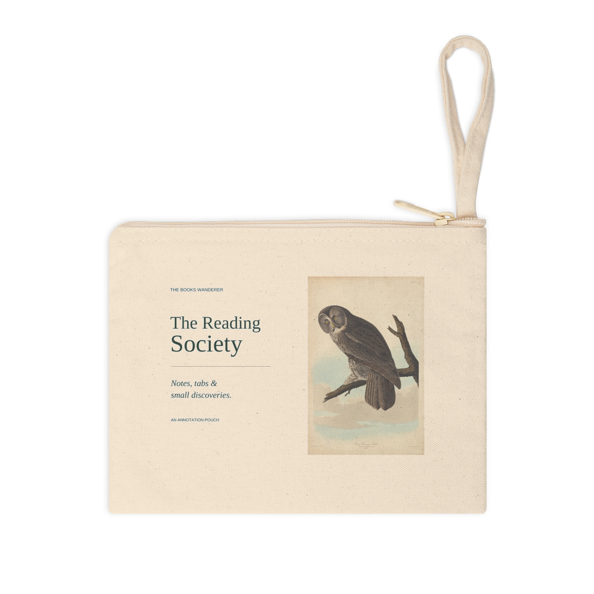 The Reading Society — Owl Annotation Pouch